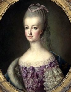Marie Antoinette, the Dauphine of France (1773), by François-Hubert Drouais.