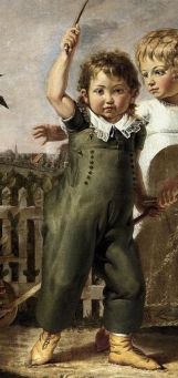 Detail of "The Hulsenbeck Children" painting, by Philipp Otto Runge in 1805-06.